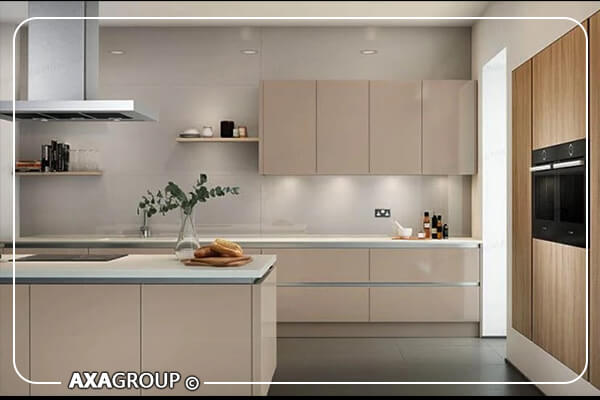 کابینت های گلاس کاپوچینو