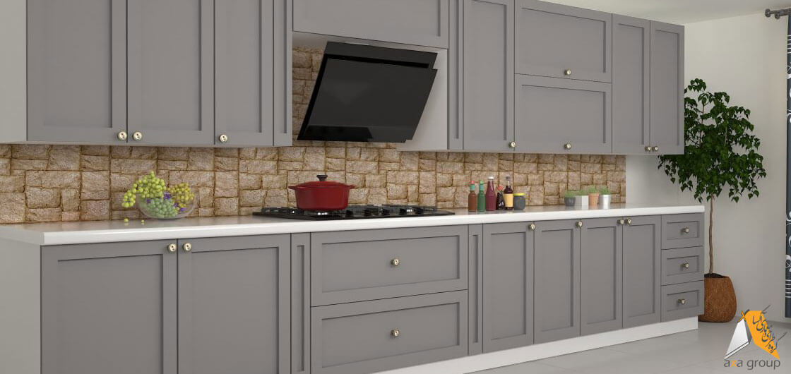 کابینت آشپزخانه ساده و ارزان آکساگروپ3