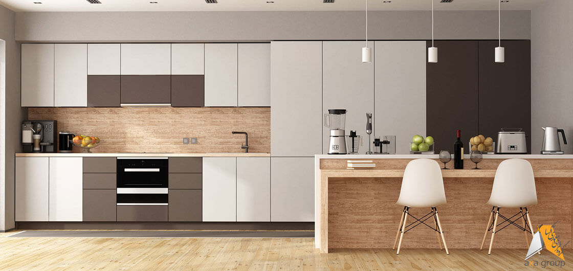 کابینت آشپزخانه ساده و ارزان آکساگروپ 4