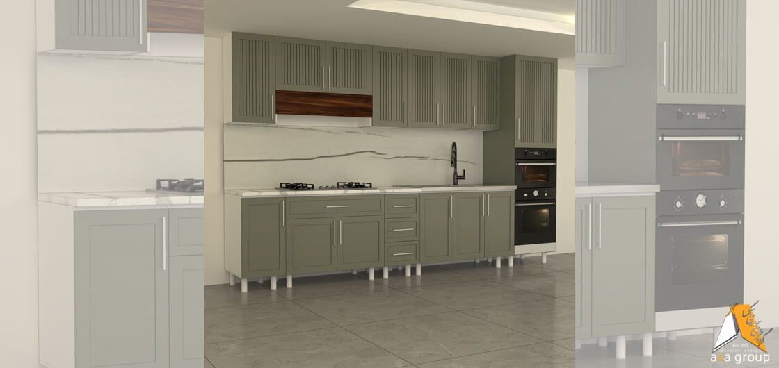 کابینت آماده ارزان آکساگروپ